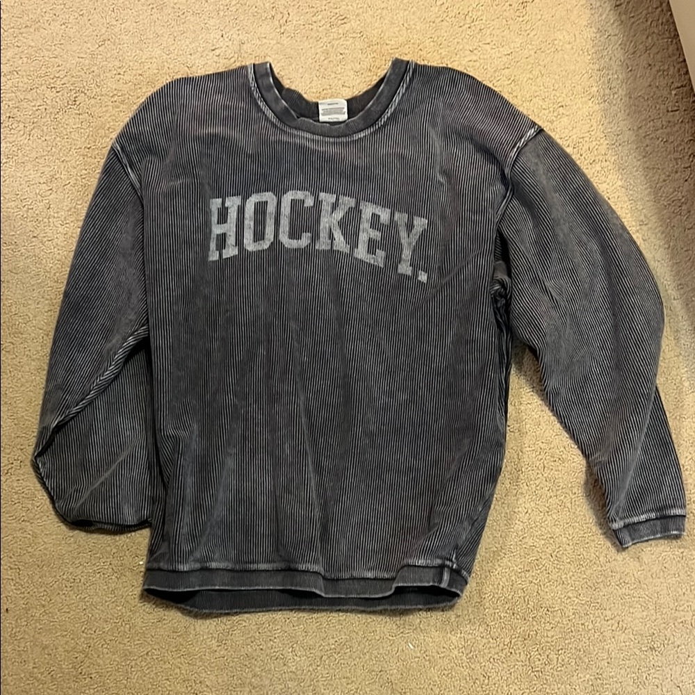 Gray Hockey Sweatshirt